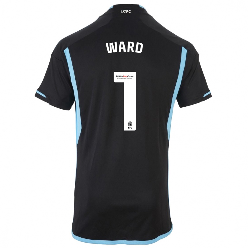 Mujer Fútbol Camiseta Danny Ward #1 Negro 2ª Equipación 2023/24 México