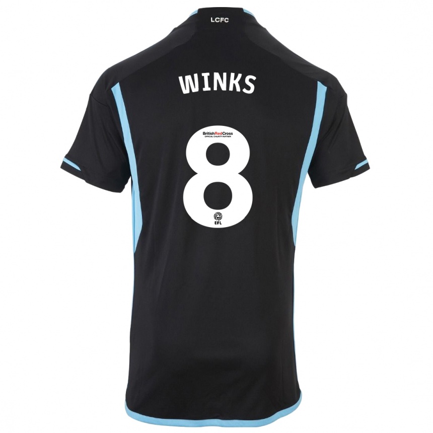 Mujer Fútbol Camiseta Harry Winks #8 Negro 2ª Equipación 2023/24 México