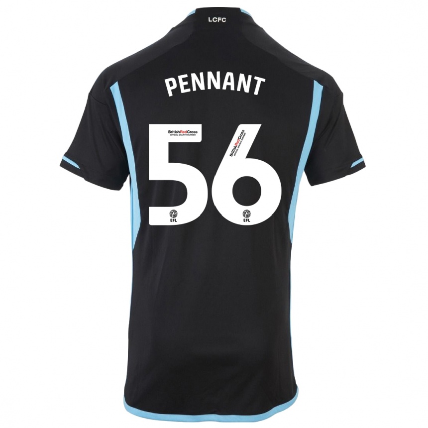 Mujer Fútbol Camiseta Terrell Pennant #56 Negro 2ª Equipación 2023/24 México