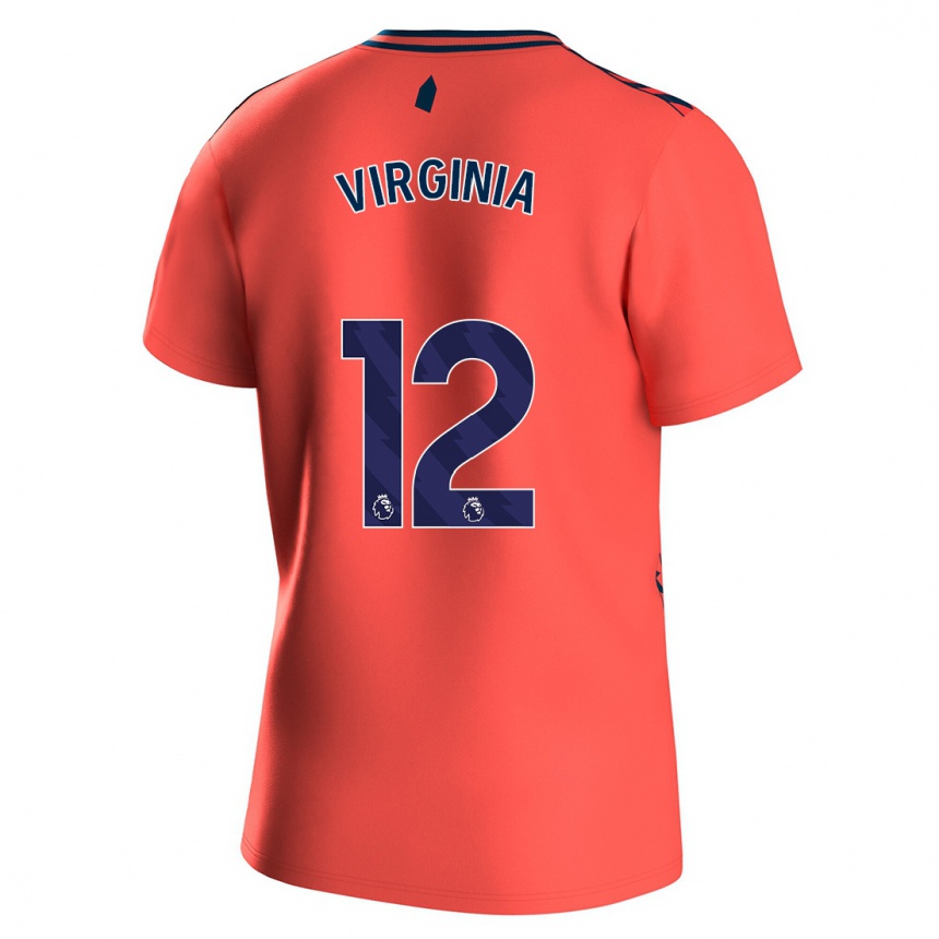 Mujer Fútbol Camiseta João Virgínia #12 Coralino 2ª Equipación 2023/24 México