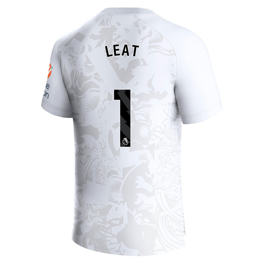 Mujer Fútbol Camiseta Anna Leat #1 Blanco 2ª Equipación 2023/24 México