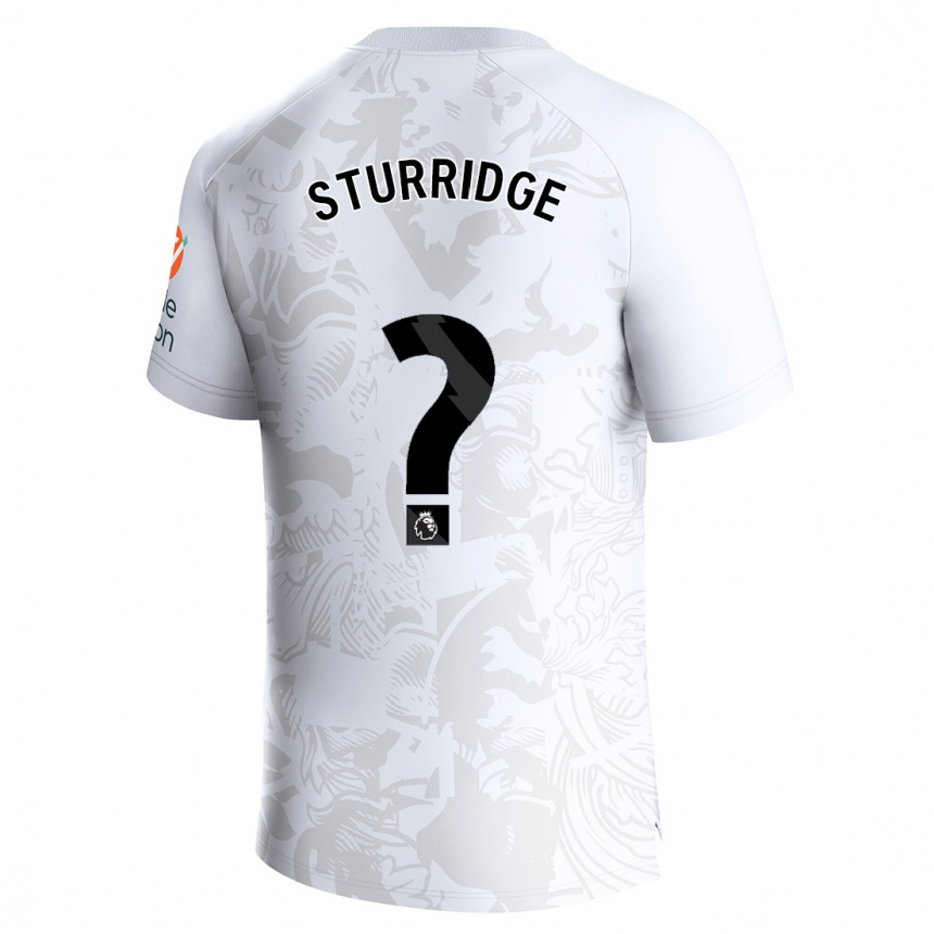 Mujer Fútbol Camiseta Dj Campton Sturridge #0 Blanco 2ª Equipación 2023/24 México