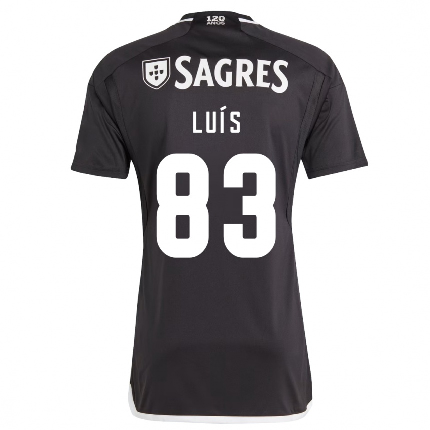 Mujer Fútbol Camiseta Rafael Luís #83 Negro 2ª Equipación 2023/24 México