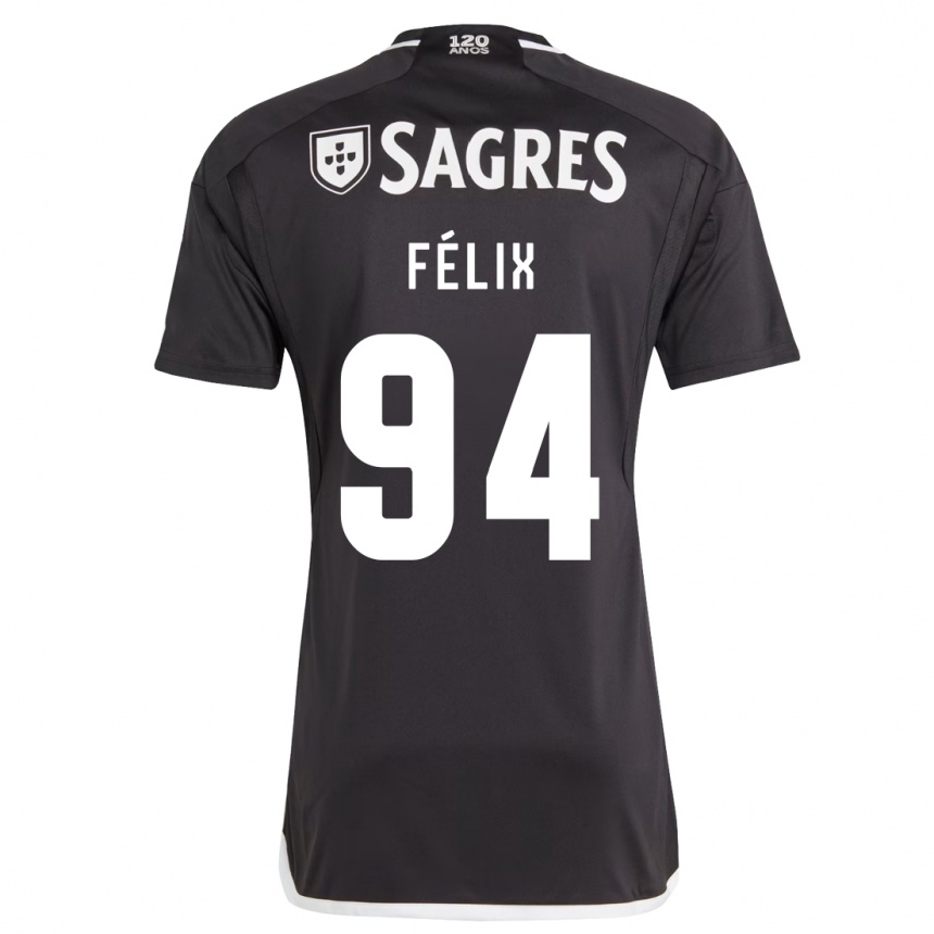 Mujer Fútbol Camiseta Hugo Félix #94 Negro 2ª Equipación 2023/24 México