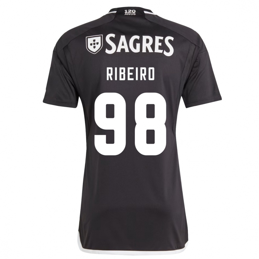 Mujer Fútbol Camiseta Ricardo Ribeiro #98 Negro 2ª Equipación 2023/24 México