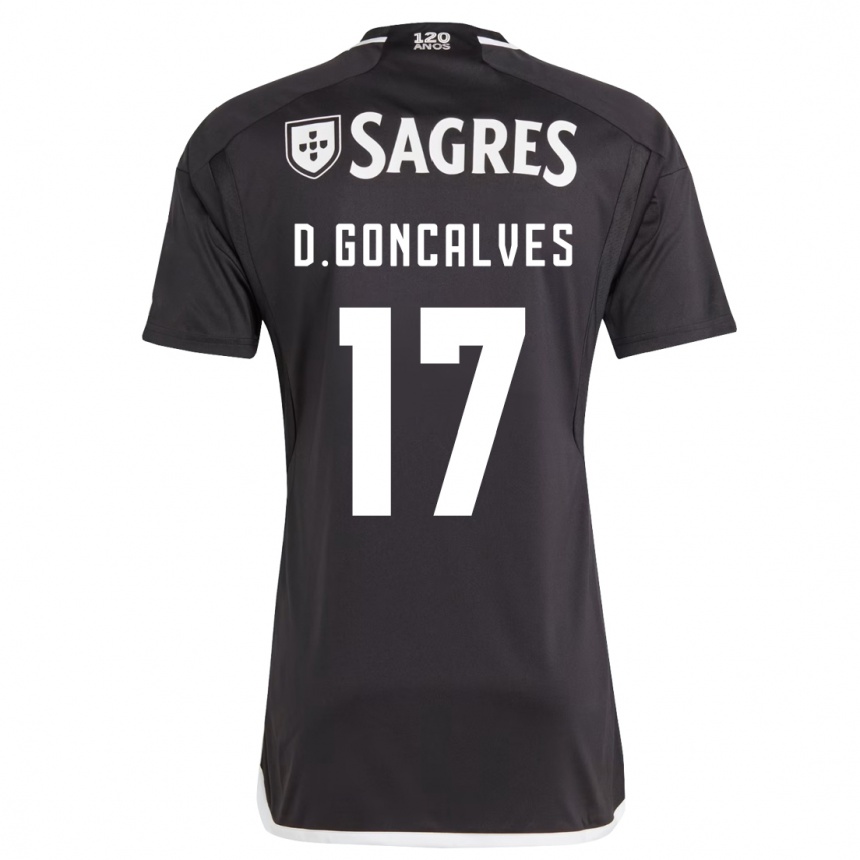 Mujer Fútbol Camiseta Diogo Goncalves #17 Negro 2ª Equipación 2023/24 México