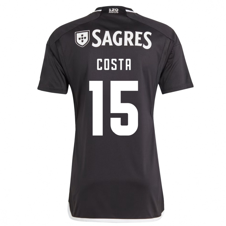 Mujer Fútbol Camiseta Carole Costa #15 Negro 2ª Equipación 2023/24 México