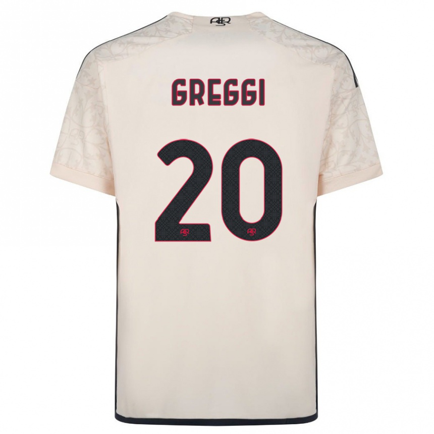 Mujer Fútbol Camiseta Giada Greggi #20 Blanquecino 2ª Equipación 2023/24 México