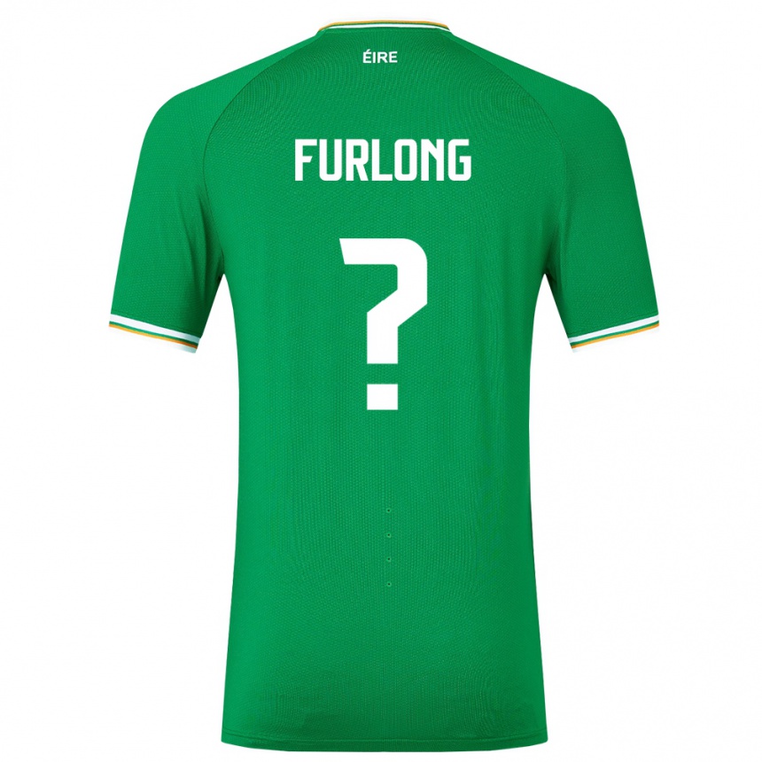 Niño Fútbol Camiseta Irlanda James Furlong #0 Verde 1ª Equipación 24-26 México