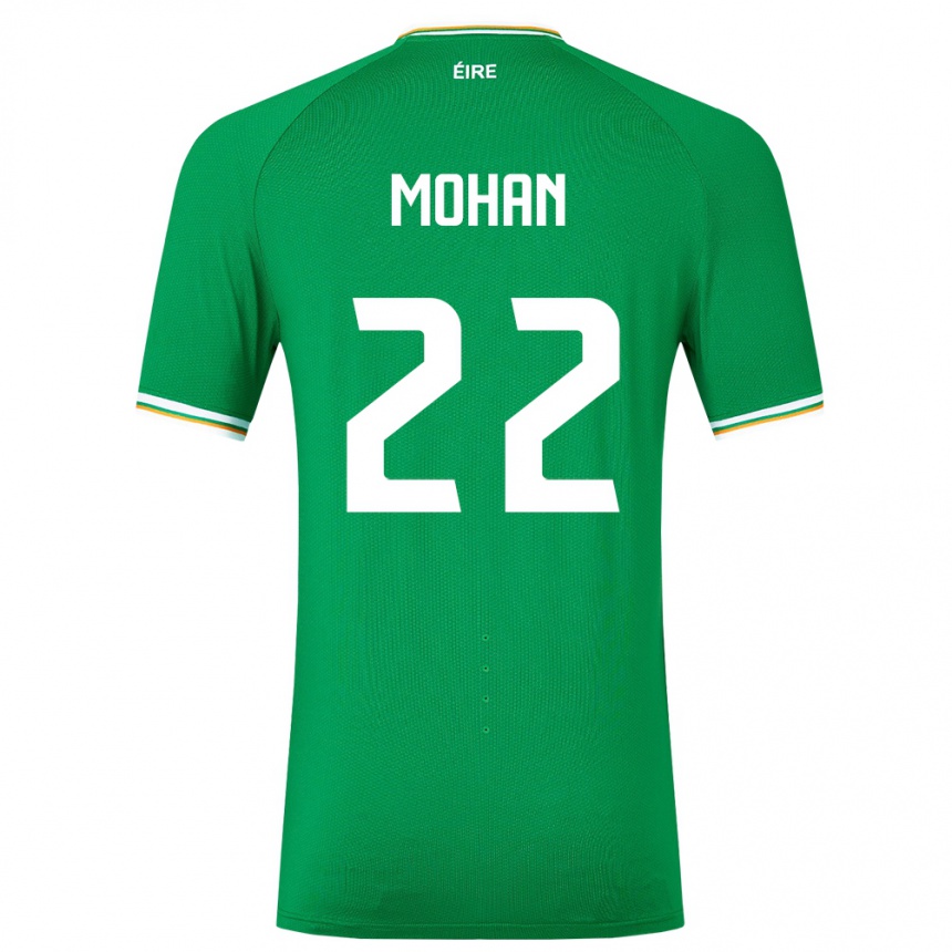 Niño Fútbol Camiseta Irlanda Stephen Mohan #22 Verde 1ª Equipación 24-26 México