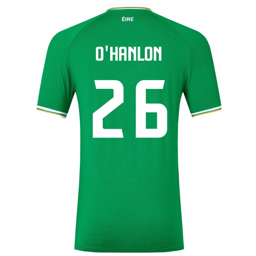 Niño Fútbol Camiseta Irlanda Tara O'hanlon #26 Verde 1ª Equipación 24-26 México