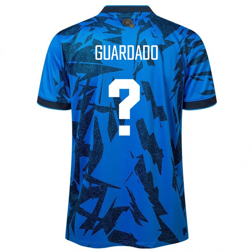 Niño Fútbol Camiseta El Salvador Christopher Guardado #0 Azul 1ª Equipación 24-26 México