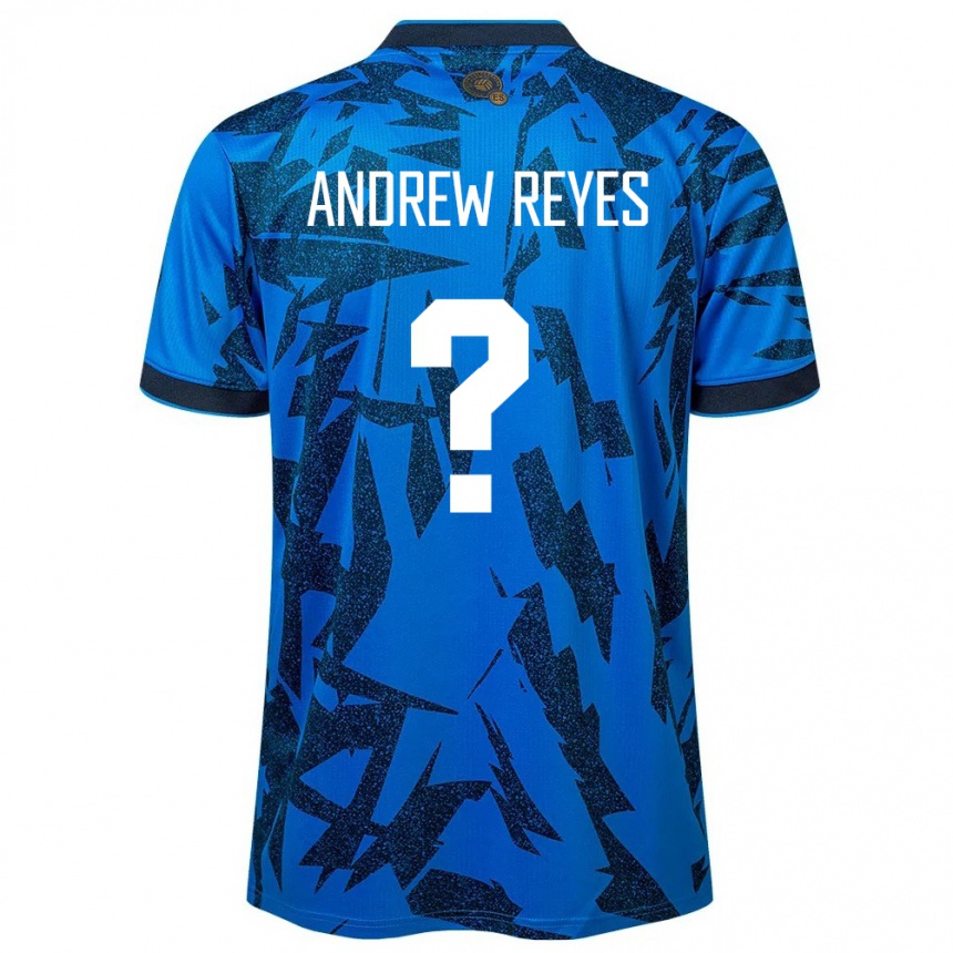 Niño Fútbol Camiseta El Salvador Andrew Reyes #0 Azul 1ª Equipación 24-26 México