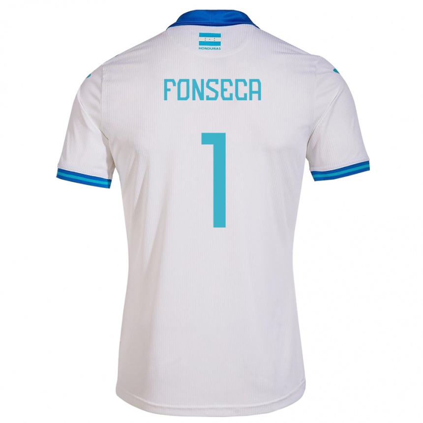 Niño Fútbol Camiseta Honduras Harold Fonseca #1 Blanco 1ª Equipación 24-26 México