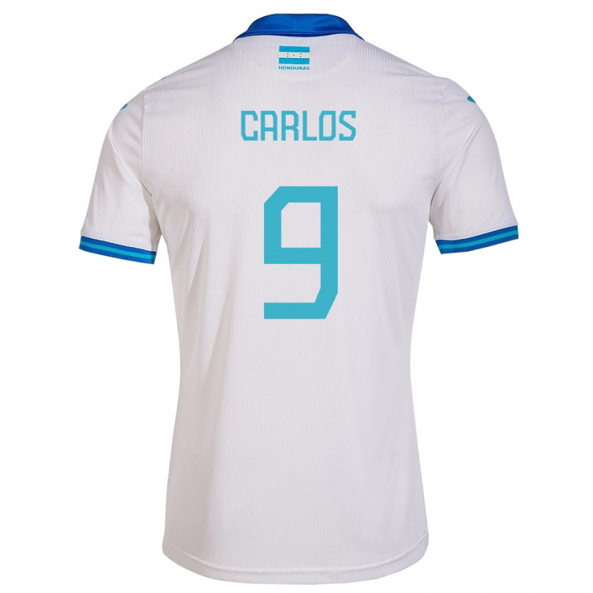 Niño Fútbol Camiseta Honduras Carlos Mejía #9 Blanco 1ª Equipación 24-26 México