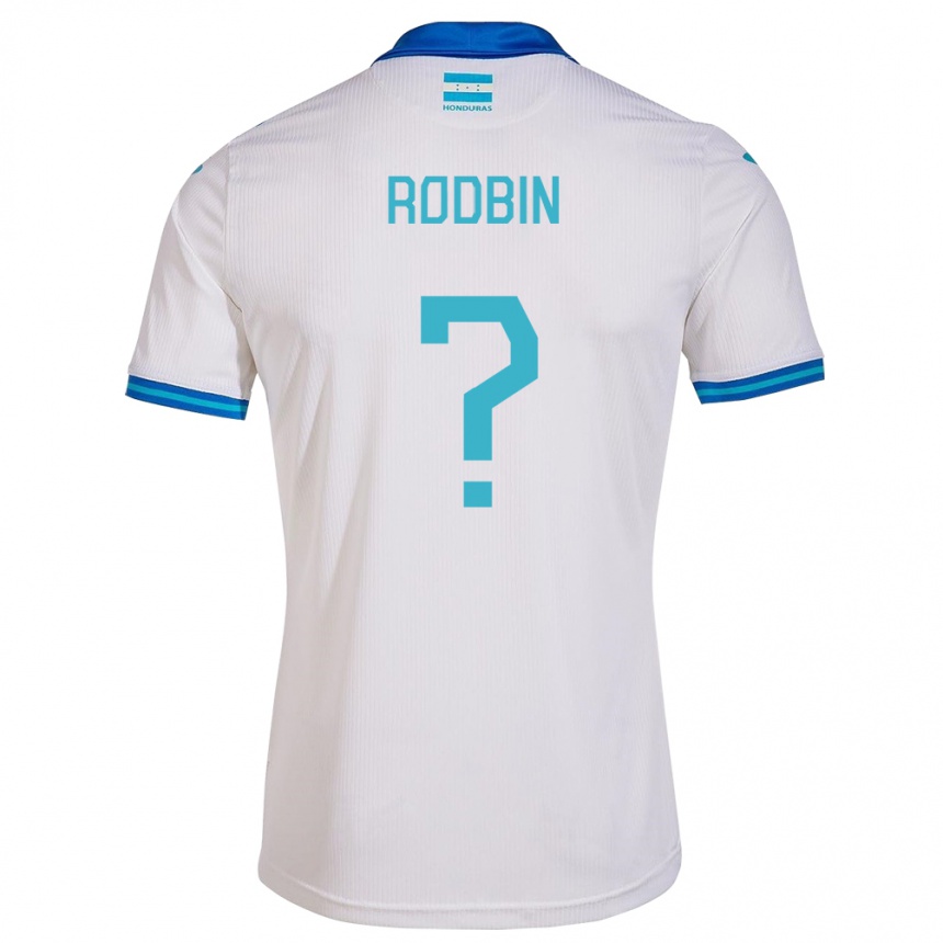 Niño Fútbol Camiseta Honduras Rodbin Mejía #0 Blanco 1ª Equipación 24-26 México