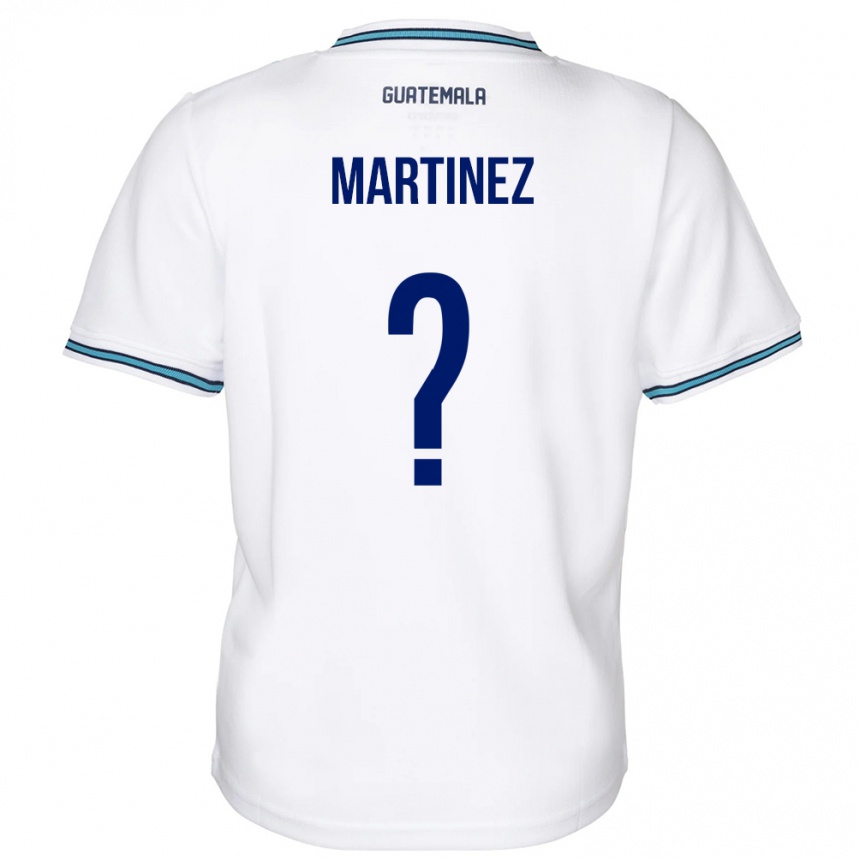 Niño Fútbol Camiseta Guatemala José Carlos Martinez #0 Blanco 1ª Equipación 24-26 México