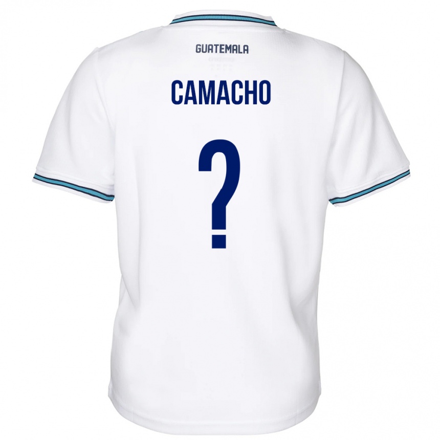 Niño Fútbol Camiseta Guatemala Samuel Camacho #0 Blanco 1ª Equipación 24-26 México