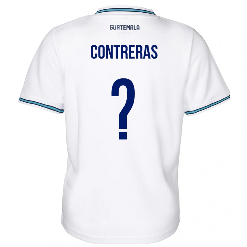 Niño Fútbol Camiseta Guatemala Betzael Contreras #0 Blanco 1ª Equipación 24-26 México