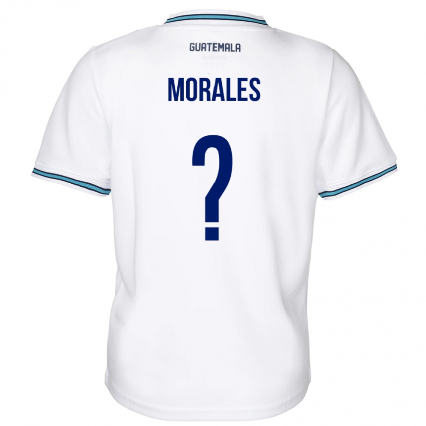 Niño Fútbol Camiseta Guatemala Karla Morales #0 Blanco 1ª Equipación 24-26 México