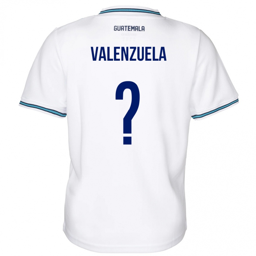 Niño Fútbol Camiseta Guatemala Briana Valenzuela #0 Blanco 1ª Equipación 24-26 México