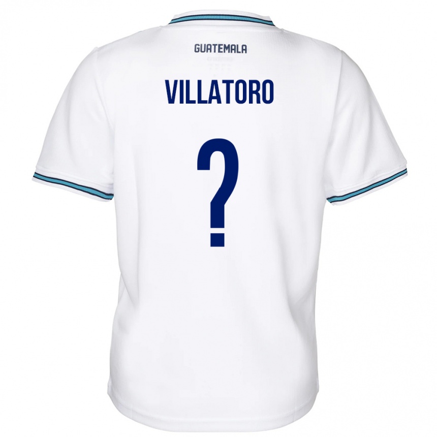 Niño Fútbol Camiseta Guatemala Grace Villatoro #0 Blanco 1ª Equipación 24-26 México