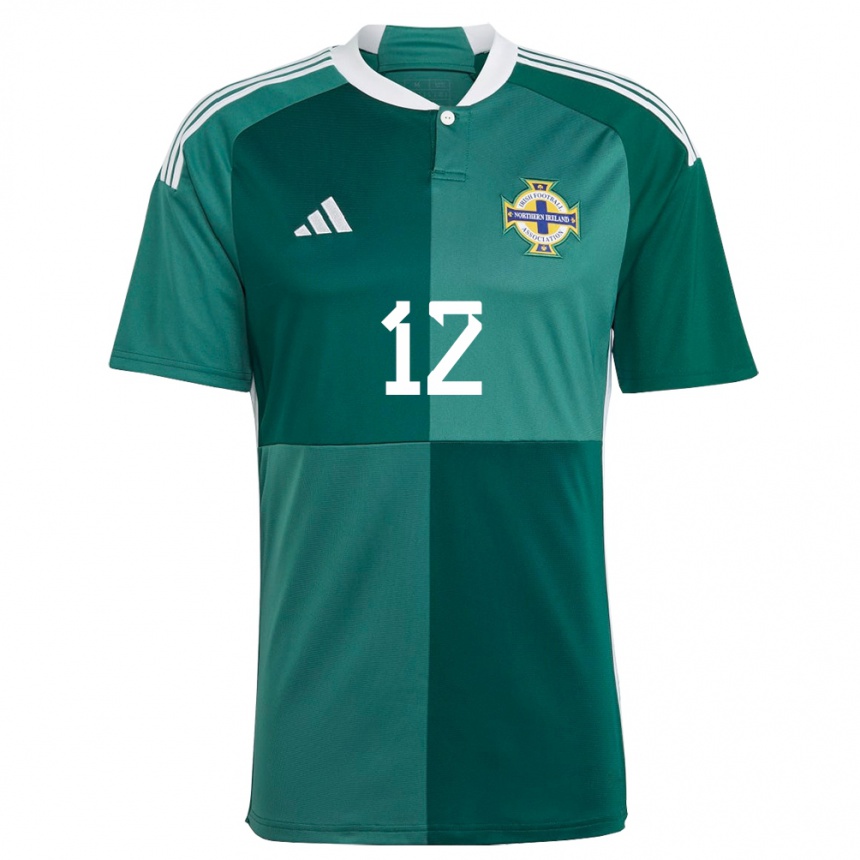 Niño Fútbol Camiseta Irlanda Del Norte Owen Grainger #12 Verde 1ª Equipación 24-26 México