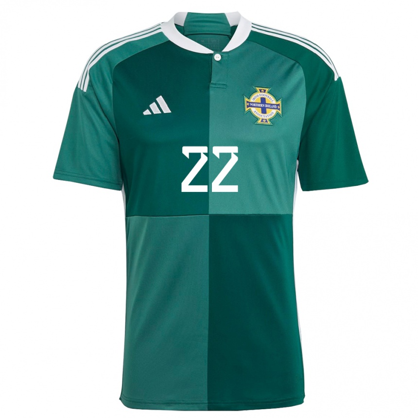 Niño Fútbol Camiseta Irlanda Del Norte Abbie Magee #22 Verde 1ª Equipación 24-26 México