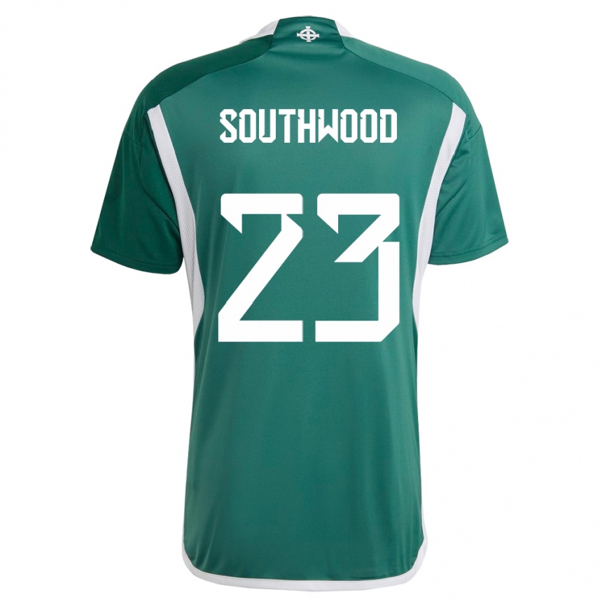 Niño Fútbol Camiseta Irlanda Del Norte Luke Southwood #23 Verde 1ª Equipación 24-26 México