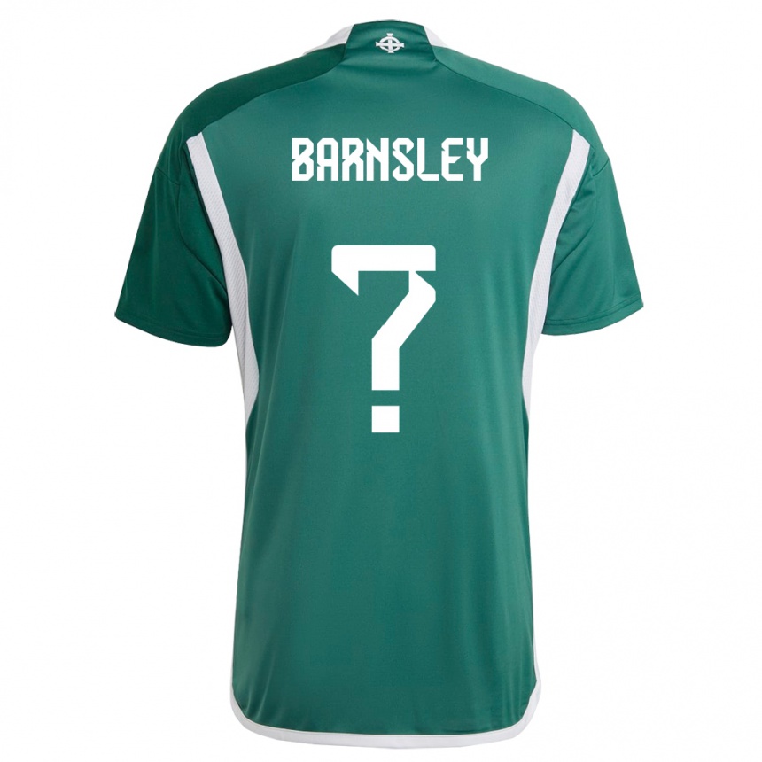 Niño Fútbol Camiseta Irlanda Del Norte Fraser Barnsley #0 Verde 1ª Equipación 24-26 México