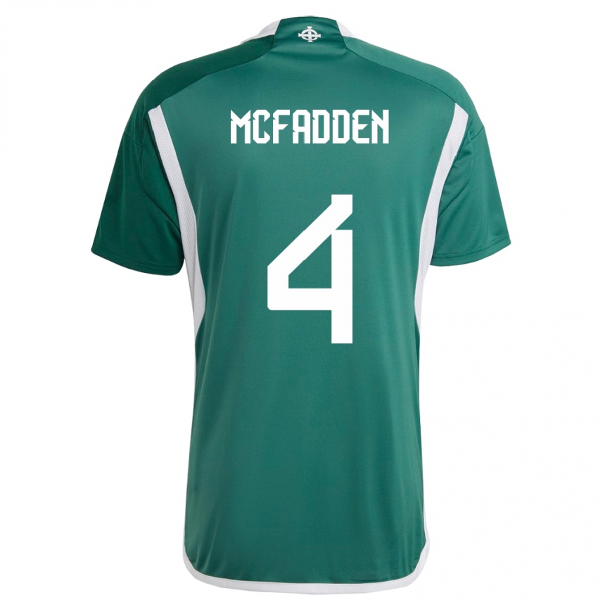 Niño Fútbol Camiseta Irlanda Del Norte Sarah Mcfadden #4 Verde 1ª Equipación 24-26 México