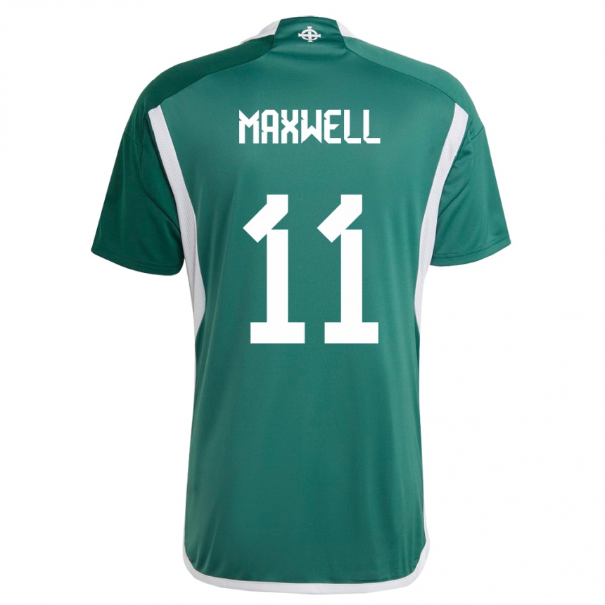 Niño Fútbol Camiseta Irlanda Del Norte Danielle Maxwell #11 Verde 1ª Equipación 24-26 México