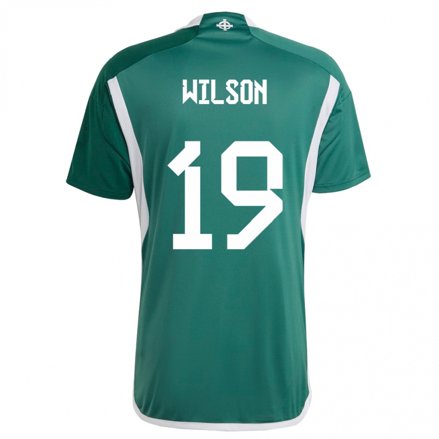 Niño Fútbol Camiseta Irlanda Del Norte Emily Wilson #19 Verde 1ª Equipación 24-26 México