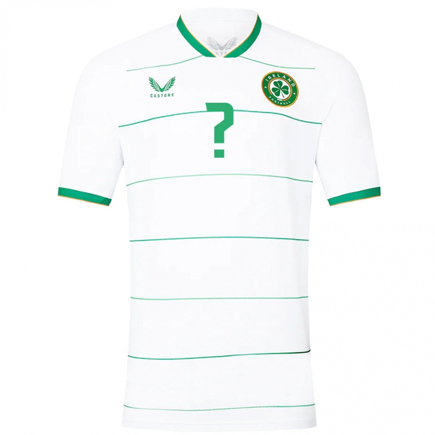 Niño Fútbol Camiseta Irlanda Darragh Burns #0 Blanco 2ª Equipación 24-26 México