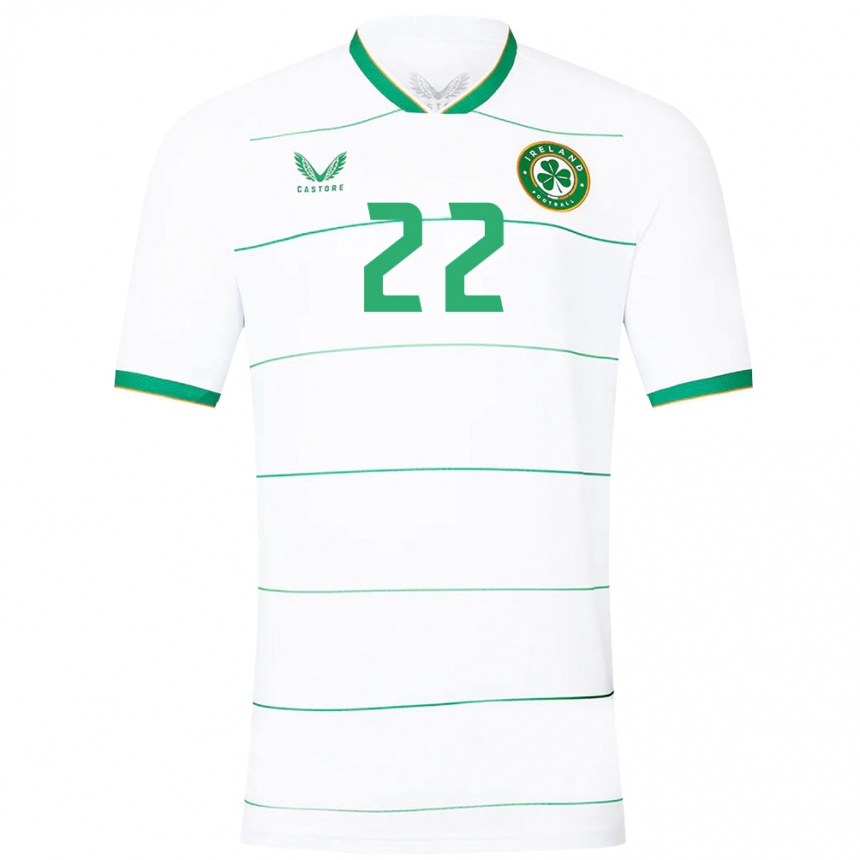 Niño Fútbol Camiseta Irlanda Stephen Mohan #22 Blanco 2ª Equipación 24-26 México