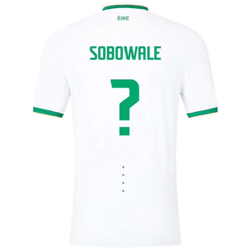 Niño Fútbol Camiseta Irlanda Timi Sobowale #0 Blanco 2ª Equipación 24-26 México