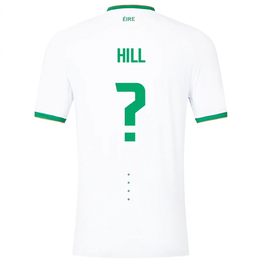 Niño Fútbol Camiseta Irlanda Tom Hill #0 Blanco 2ª Equipación 24-26 México