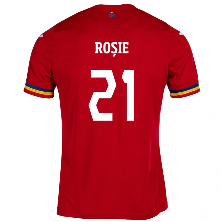 Niño Fútbol Camiseta Rumania Genoveva Roșie #21 Rojo 2ª Equipación 24-26 México