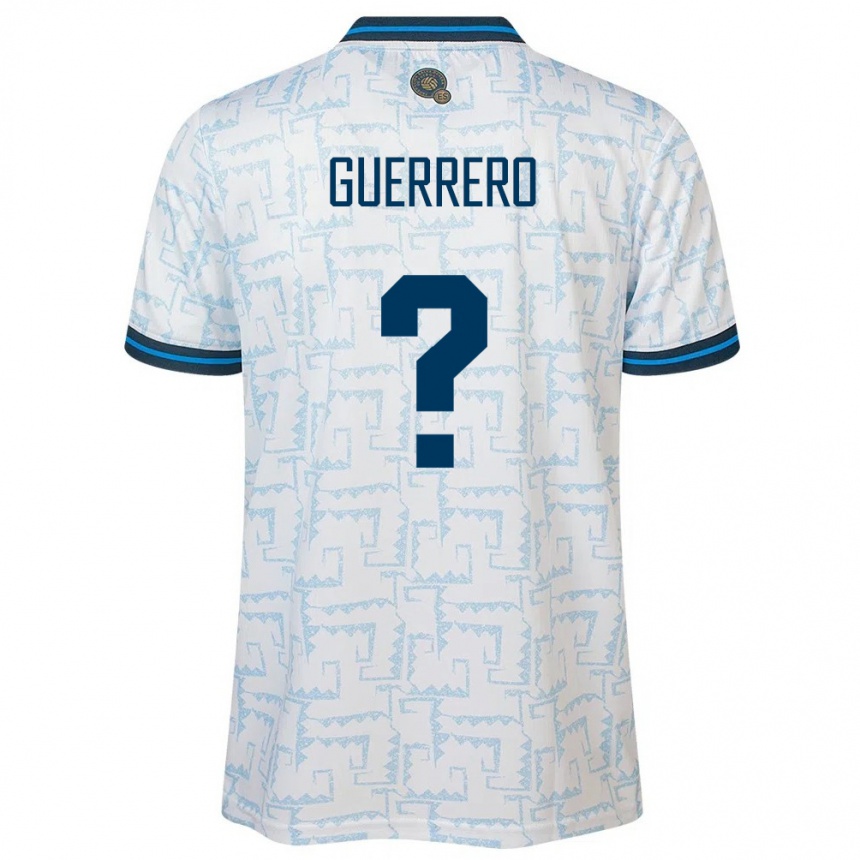 Niño Fútbol Camiseta El Salvador Alexander Guerrero #0 Blanco 2ª Equipación 24-26 México