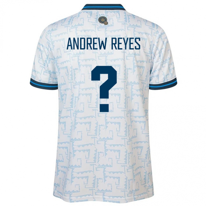 Niño Fútbol Camiseta El Salvador Andrew Reyes #0 Blanco 2ª Equipación 24-26 México