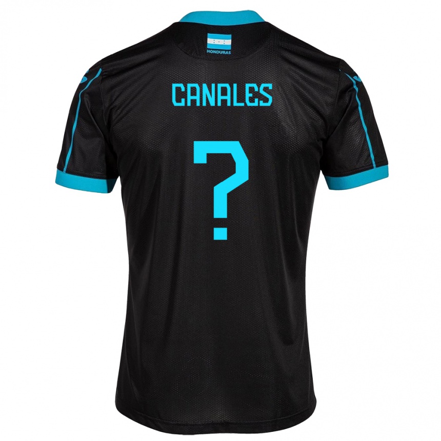 Niño Fútbol Camiseta Honduras Cristian Canales #0 Negro 2ª Equipación 24-26 México