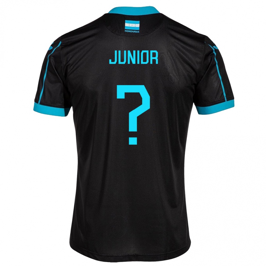 Niño Fútbol Camiseta Honduras Junior Mejía #0 Negro 2ª Equipación 24-26 México