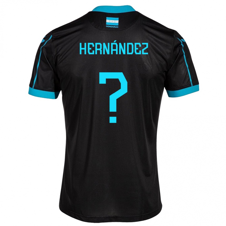 Niño Fútbol Camiseta Honduras Riccy Hernández #0 Negro 2ª Equipación 24-26 México