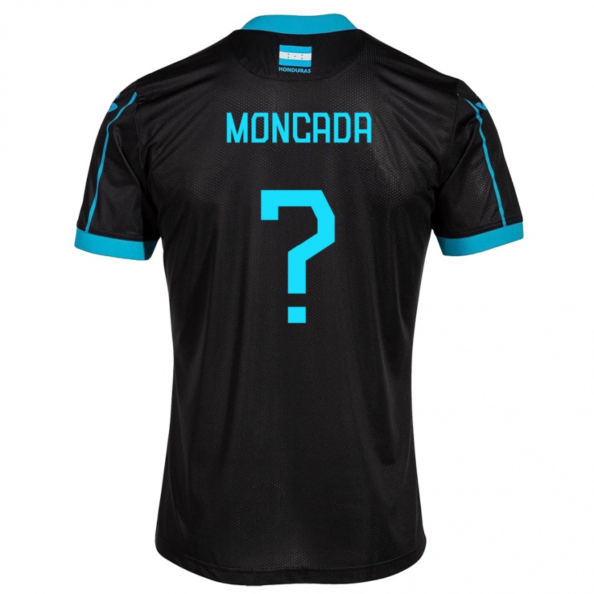 Niño Fútbol Camiseta Honduras Linda Moncada #0 Negro 2ª Equipación 24-26 México