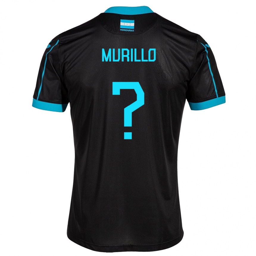 Niño Fútbol Camiseta Honduras Maria Murillo #0 Negro 2ª Equipación 24-26 México