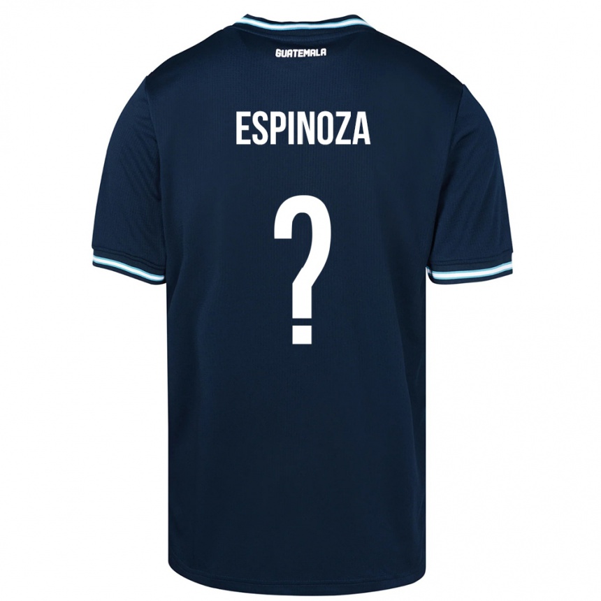 Niño Fútbol Camiseta Guatemala José Espinoza #0 Azul 2ª Equipación 24-26 México