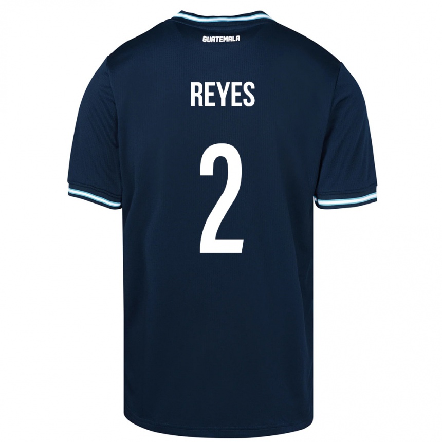 Niño Fútbol Camiseta Guatemala Samantha Reyes #2 Azul 2ª Equipación 24-26 México