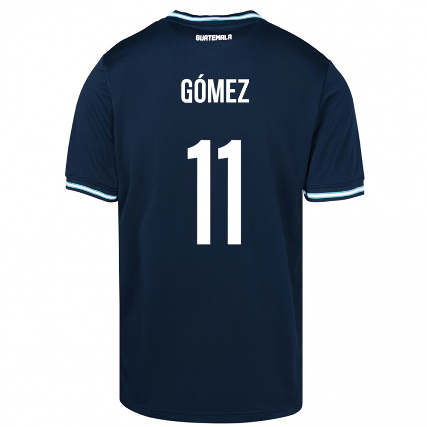 Niño Fútbol Camiseta Guatemala Savianna Gómez #11 Azul 2ª Equipación 24-26 México