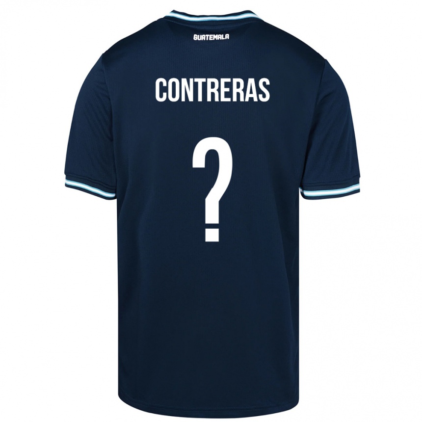 Niño Fútbol Camiseta Guatemala Betzael Contreras #0 Azul 2ª Equipación 24-26 México