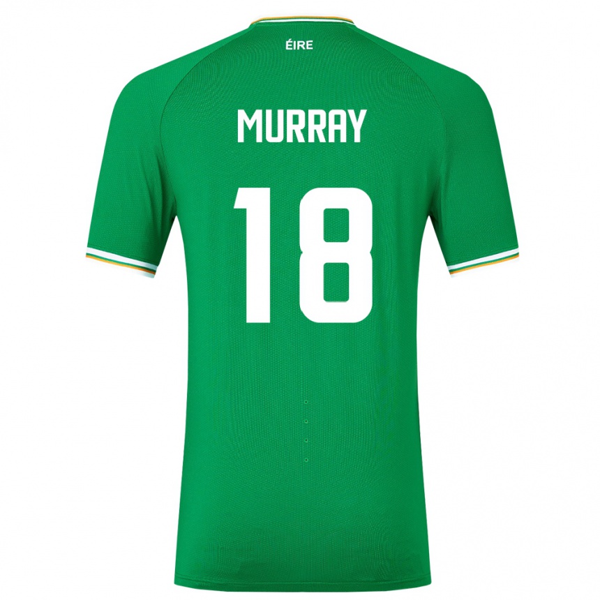 Hombre Fútbol Camiseta Irlanda Matthew Murray #18 Verde 1ª Equipación 24-26 México